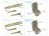 Quinta Studio QR+48107 British Fighter Seatbelts (late WWII, post-war) (with metal buckles) (All kits) 1/48